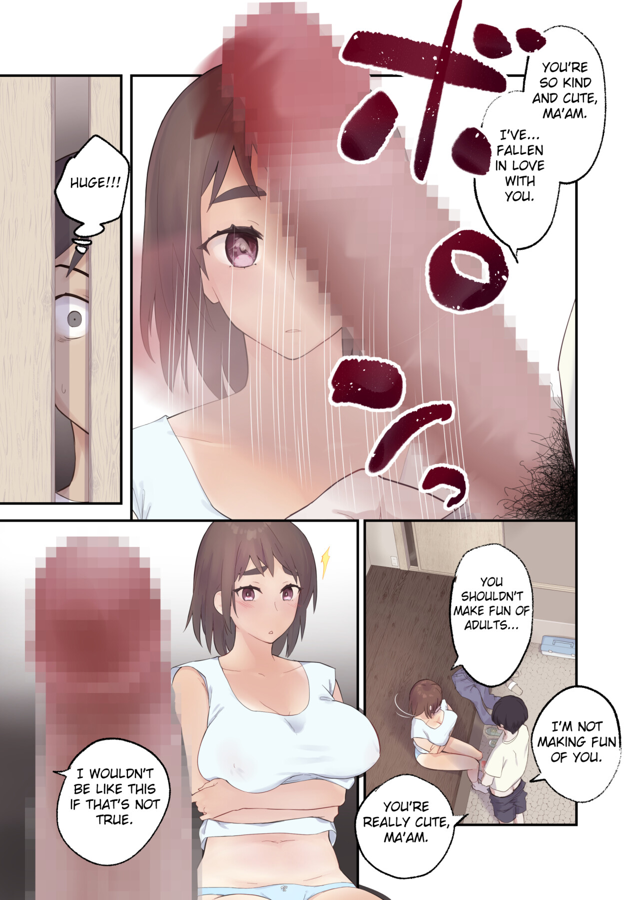 Hentai Manga Comic-My mother fell for my friend-Read-8